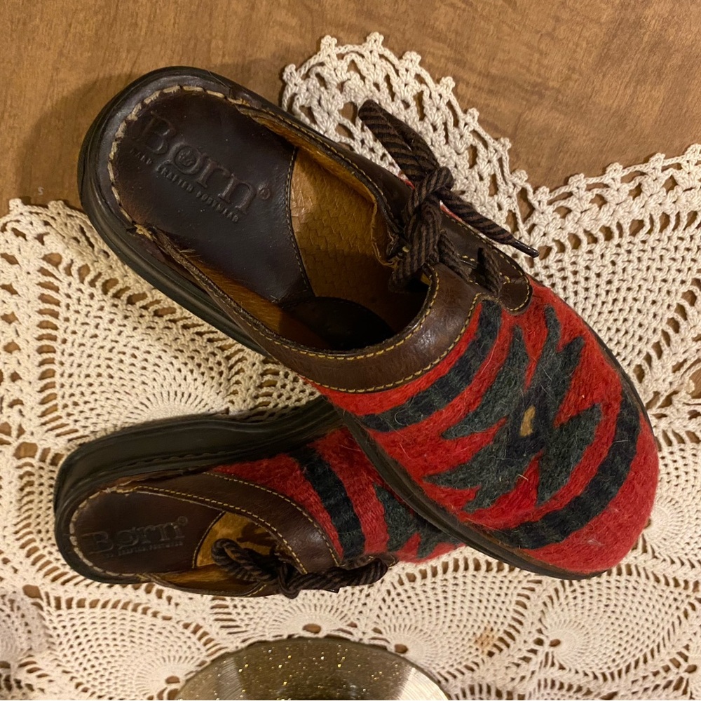 Born Red and Brown Mules